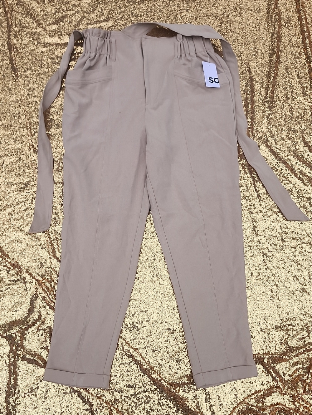 So Women's Tan Pants! NWT Nice Large